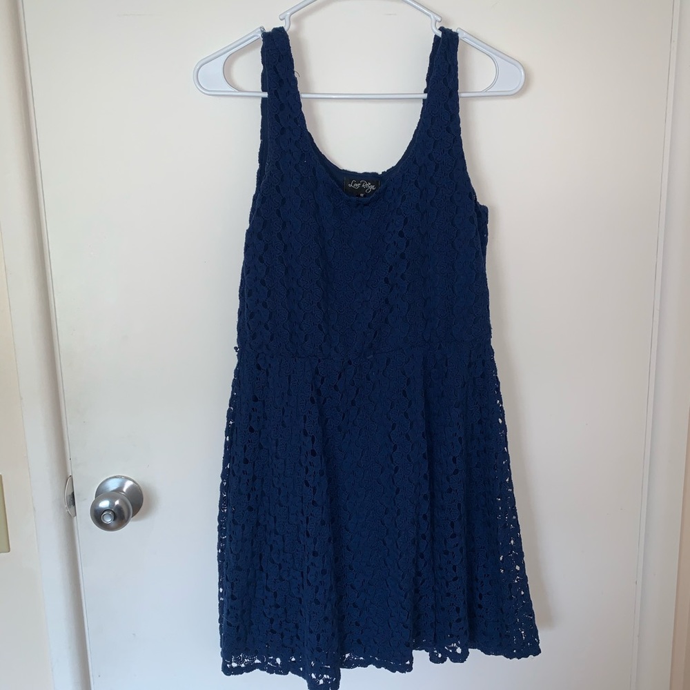 Love Rein Navy Blue Dress